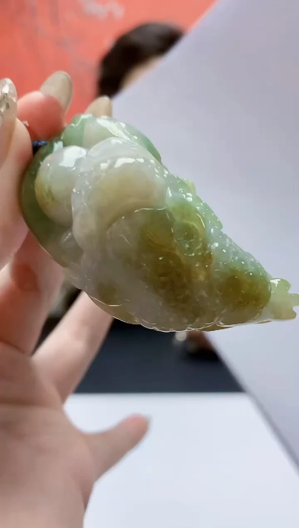 未镶嵌定制翡翠4829jw-毛货挂件65