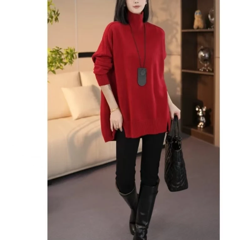 Seiafry1【洋气随心】秋冬百搭针织衫高级感气质套头毛衣