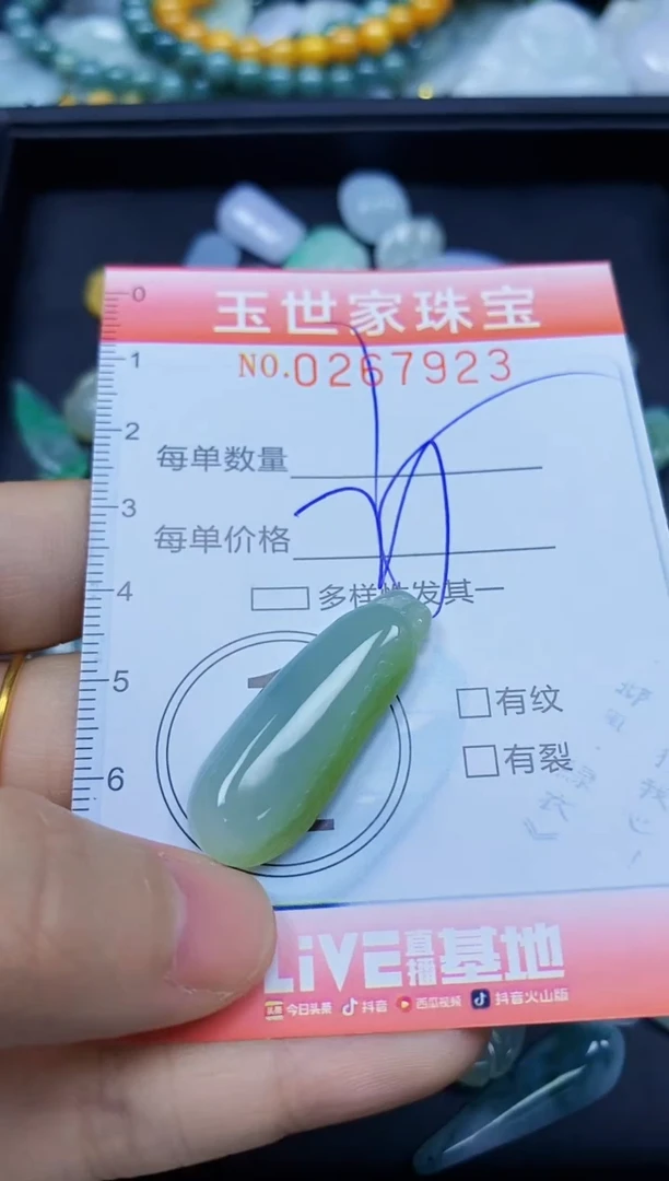 翡翠未镶嵌颈饰闪购0267923