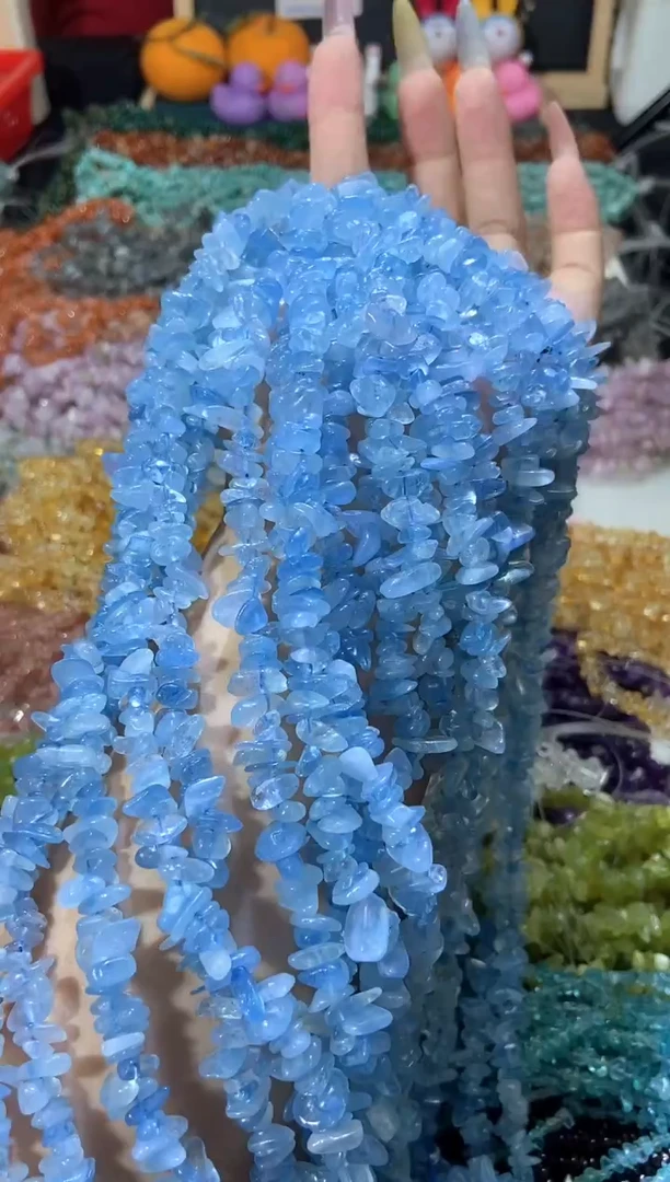 水晶珠宝半成品未镶嵌海蓝宝