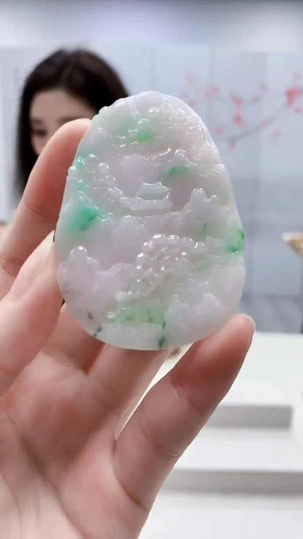 未镶嵌定制翡翠4829ry-毛货挂件181