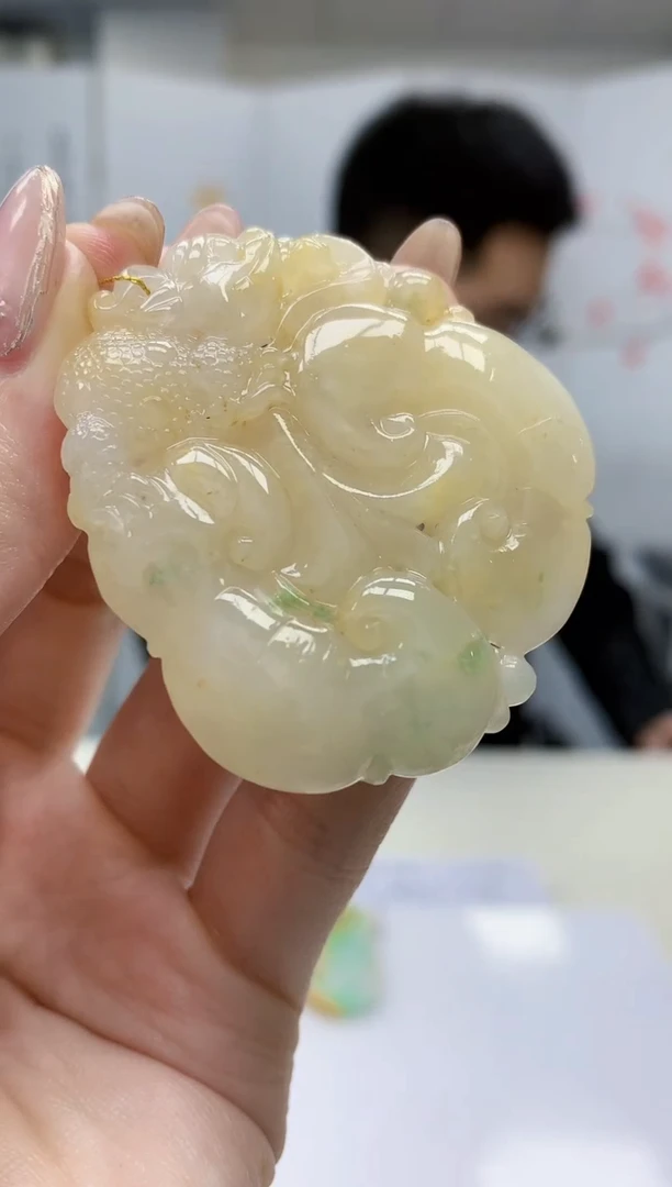 【闪购商品】定制翡翠未镶嵌5153jw-毛货挂件103