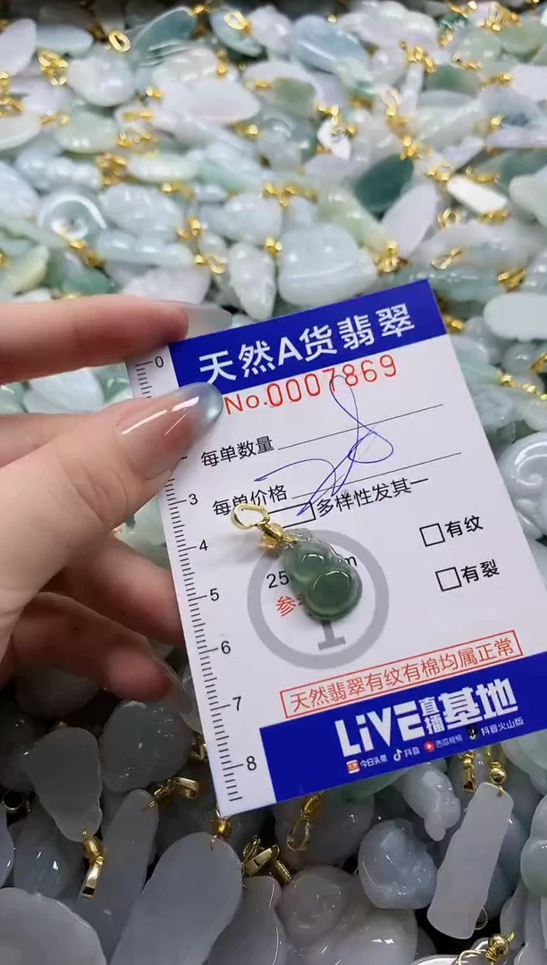 颈饰未镶嵌翡翠天然A货翡翠