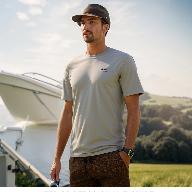 运动T恤短袖透气速干吸汗常规春夏运动男圆领t恤跑步半袖