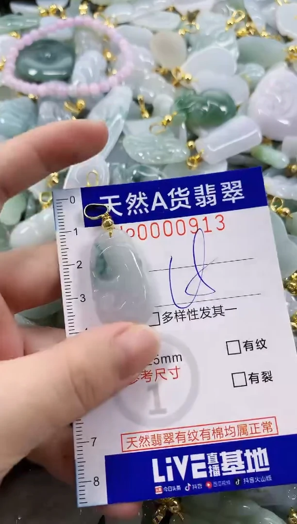 颈饰未镶嵌翡翠天然A货翡翠