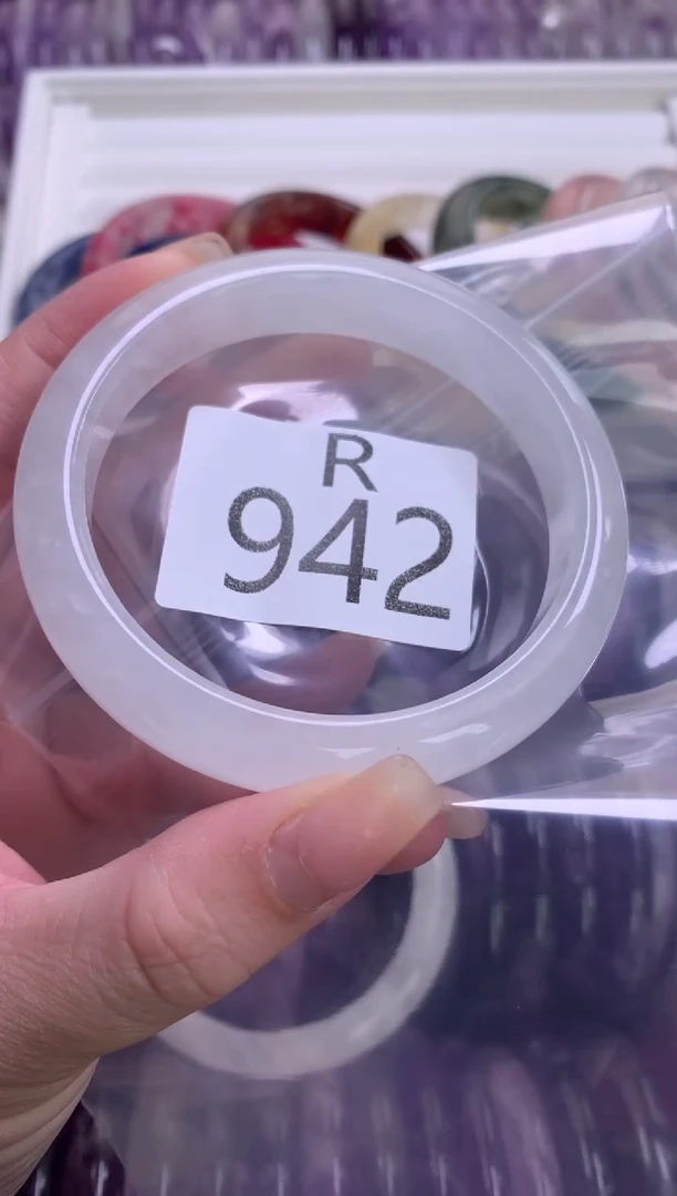 水晶珠宝半成品未镶嵌水晶手镯942-57