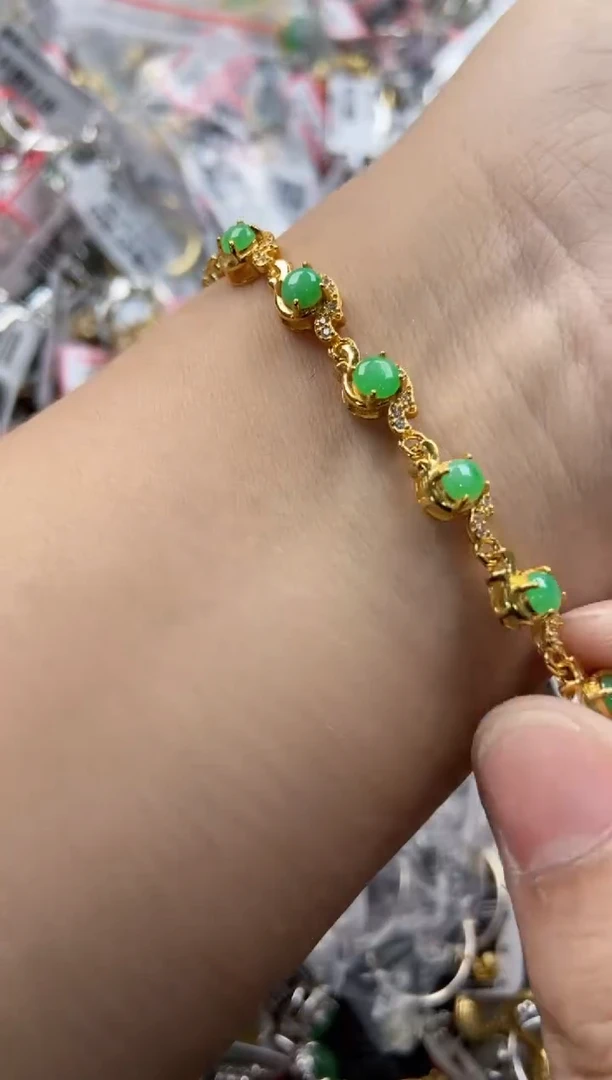 银S925镶嵌戒指翡翠888888   4