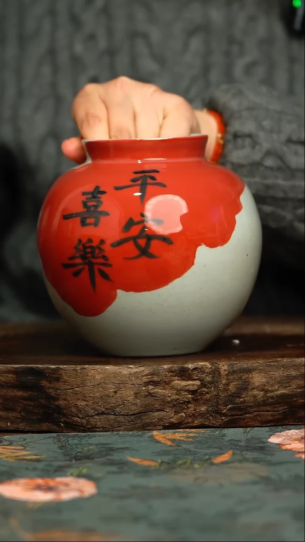 【闪购商品】杯杯釉下彩手工手绘同款陶器