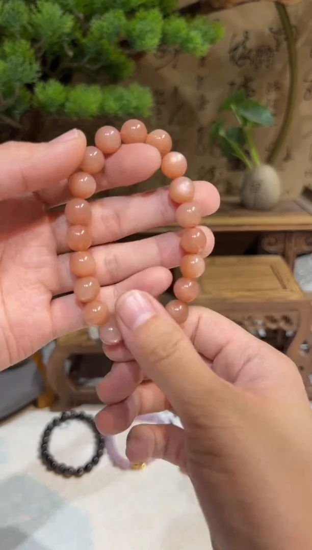 未镶嵌手链长石手饰@@