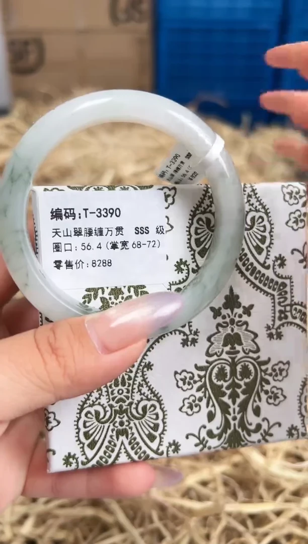 未镶嵌手镯石英质玉T-3390