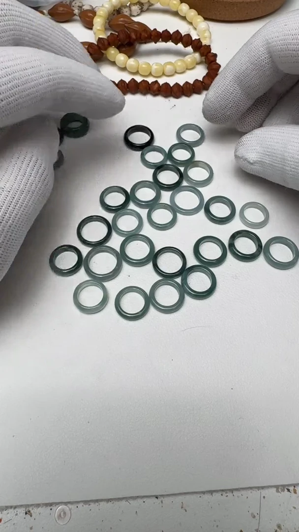 未镶嵌戒指翡翠文玩文玩