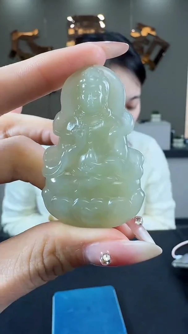 【闪购商品】和田玉颈饰未镶嵌观音吊坠多样性拍一发一