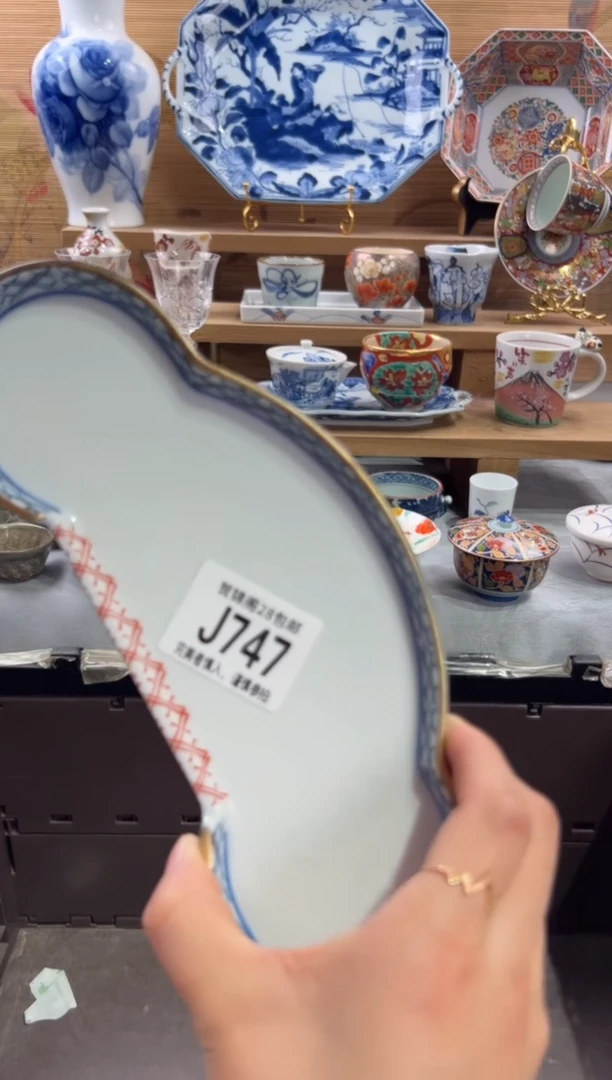瓷片冬**草       J747