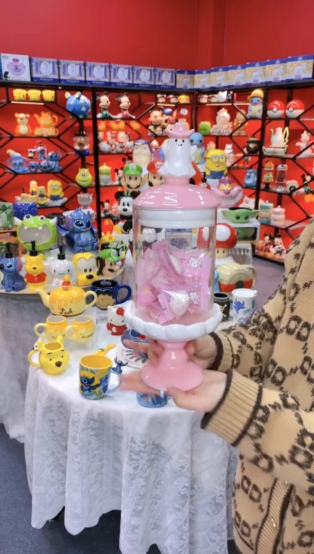 【闪购商品】.@@手绘陶瓷密封储物罐