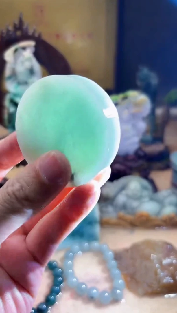 未镶嵌挂件翡翠A货张麦6449