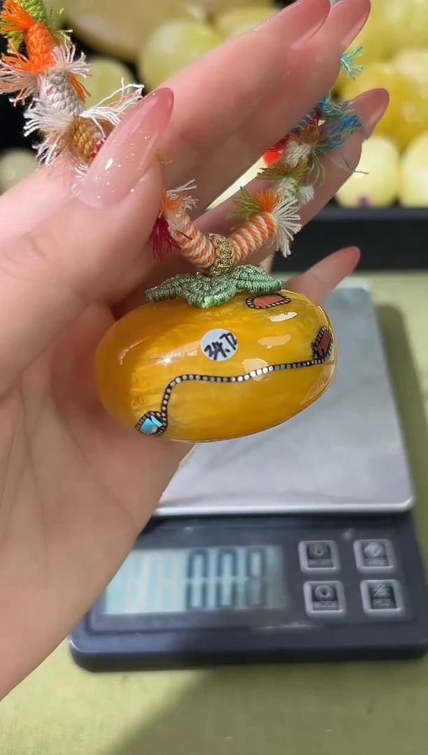 裸石琥珀未镶嵌琥珀蜜蜡吊坠