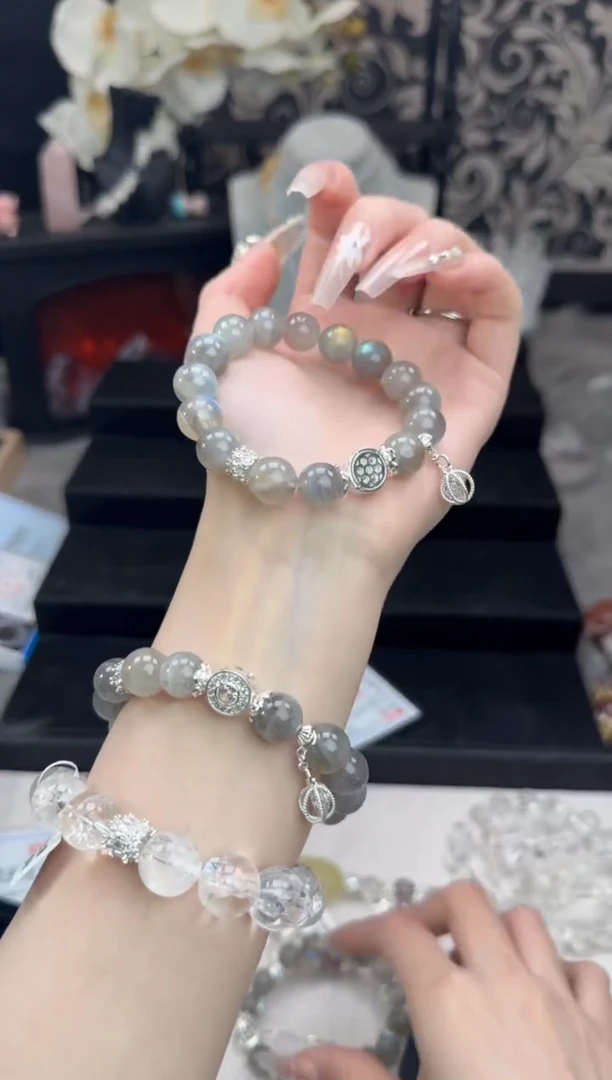 水晶手链未镶嵌天然水晶 多样性发货