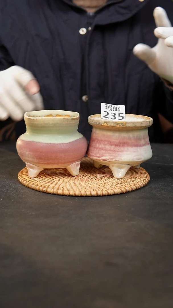 【闪购商品】瓷片泥泥陶瓷花盆 微瑕