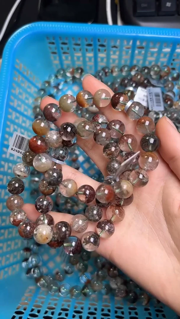 【闪购商品】水晶手链未镶嵌GD1431约11mm多样性发一件