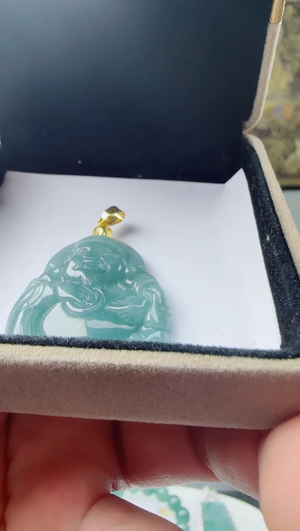 翡翠未镶嵌颈饰多样性随机发其一