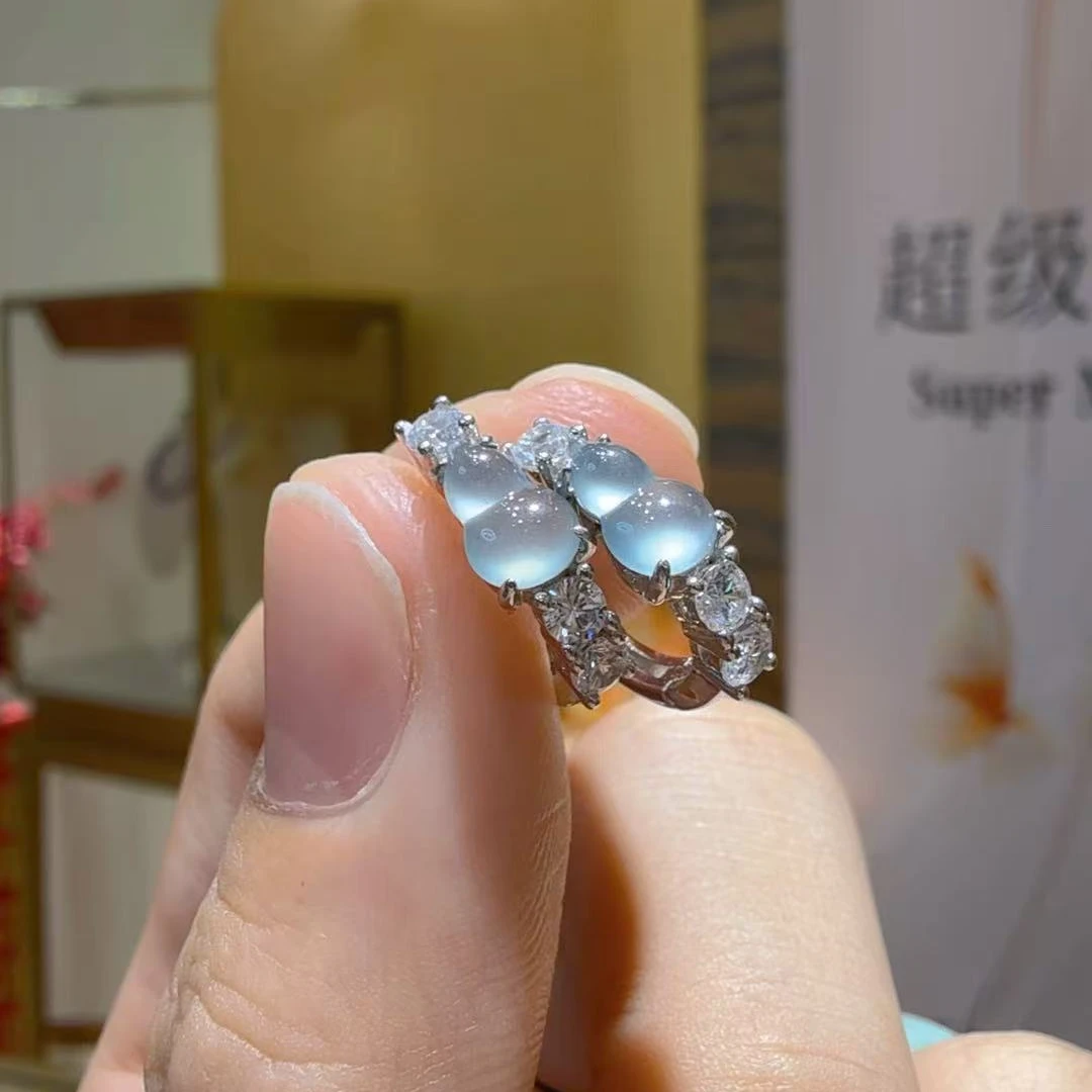 翡翠葫芦耳饰 多样性团购发一件