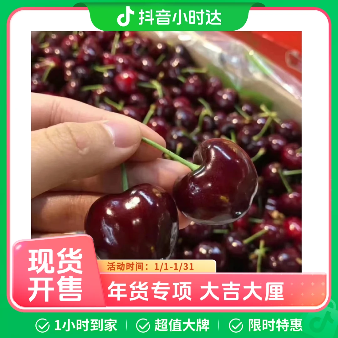 2jd桑提娜车厘子5斤装 内附果径卡