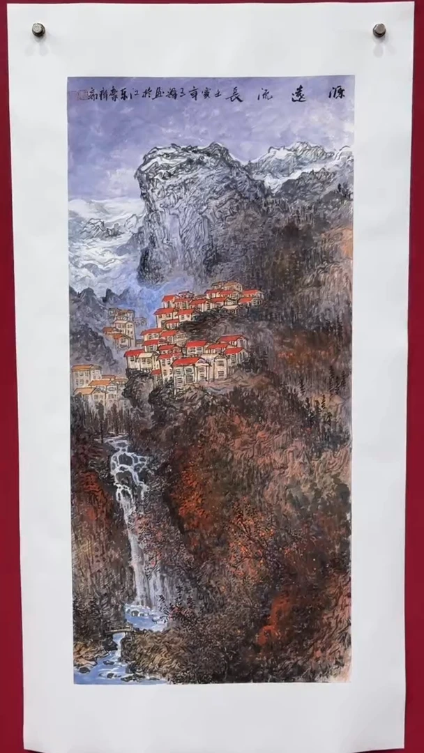 国画国画绘画山水花鸟