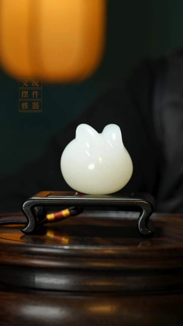 玉《前途似锦》手把件摆件