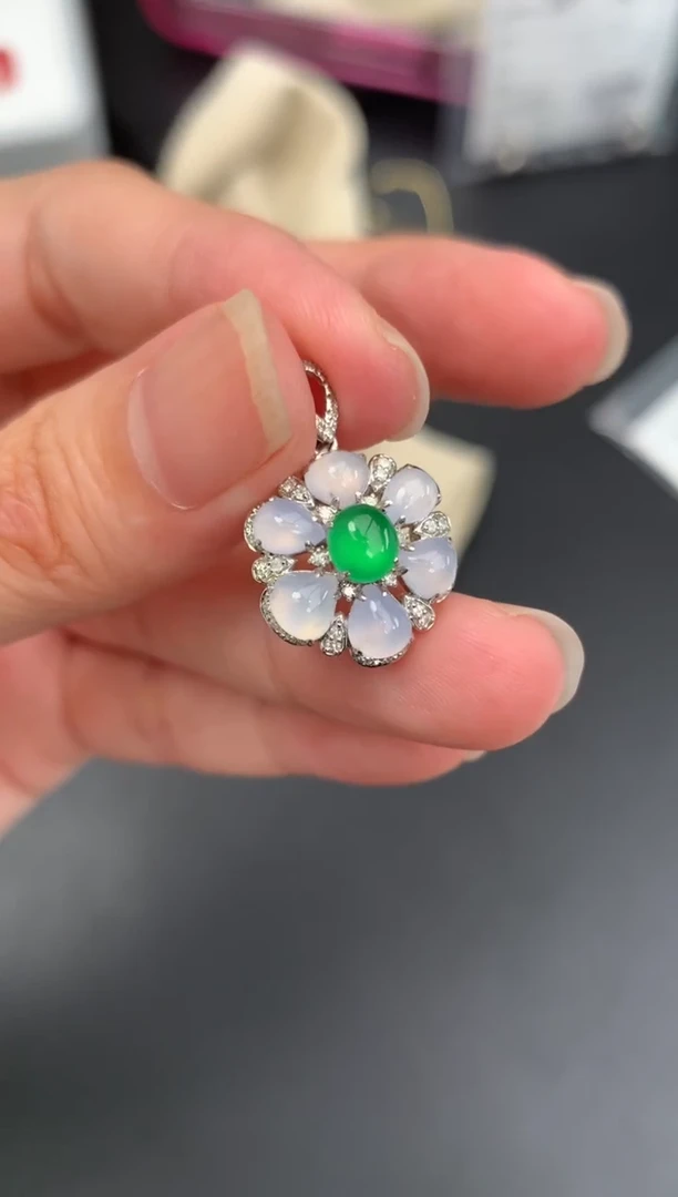 定制翡翠18K金镶嵌模式推广期48小时鉴赏期