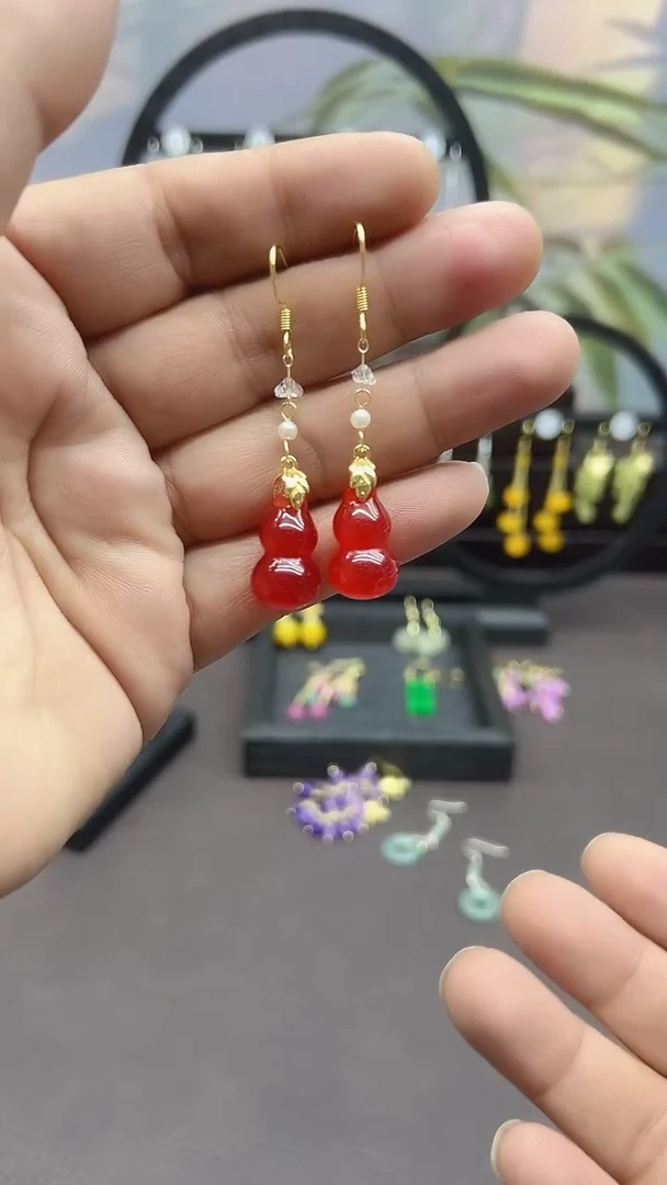 未镶嵌耳饰玛瑙/玉髓312