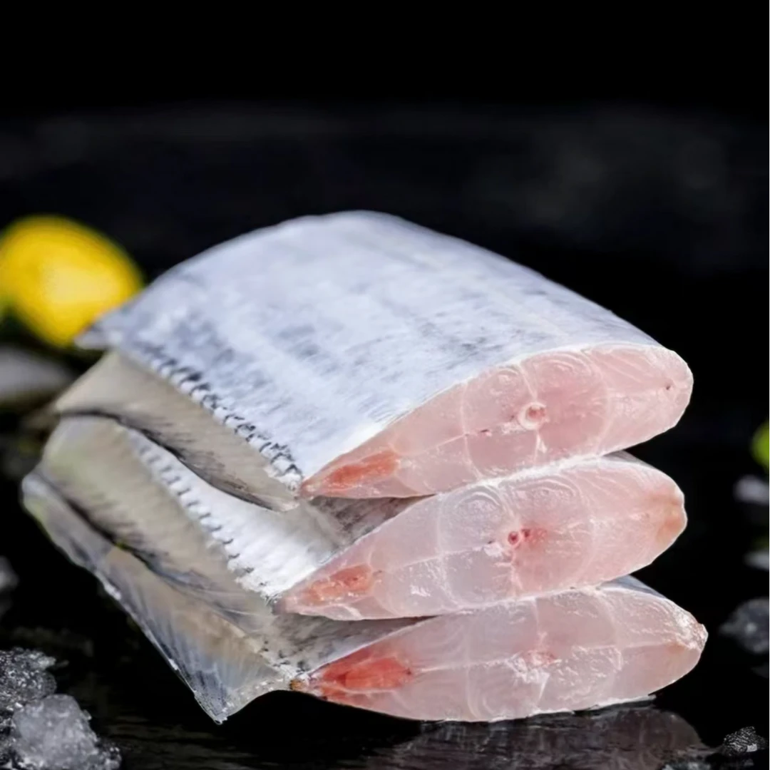 大号带鱼中段去头去尾一斤9-10段 新鲜现切急冻锁鲜500g/包*5包