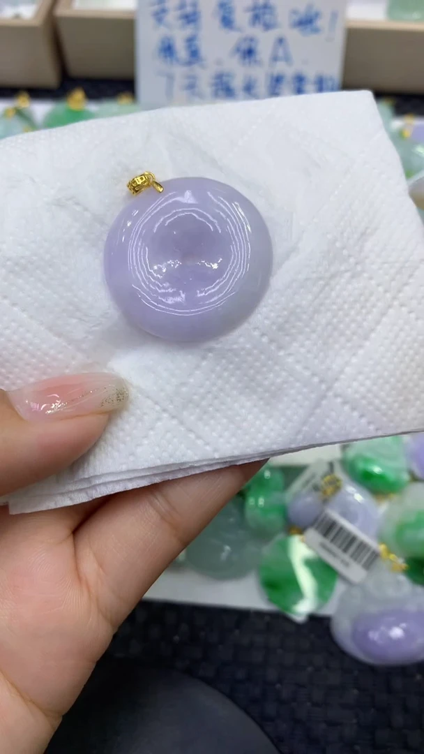 颈饰未镶嵌翡翠天然缅甸A货翡翠