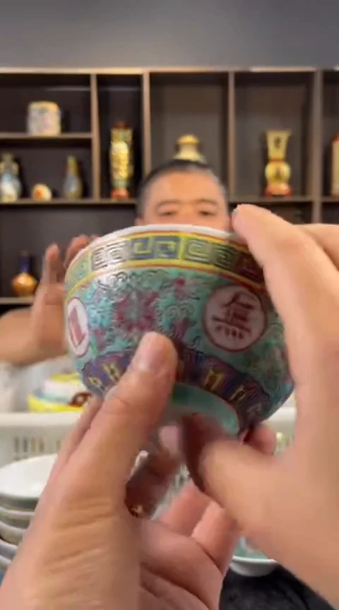 摆件景德镇陶瓷青花摆件8