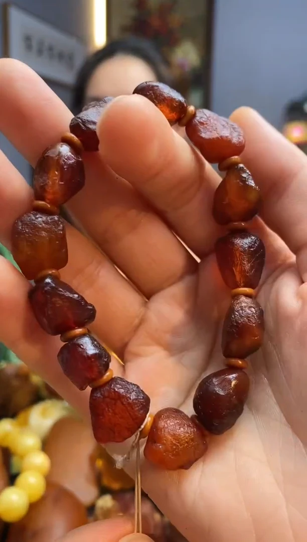 手串琥珀未镶嵌手串
