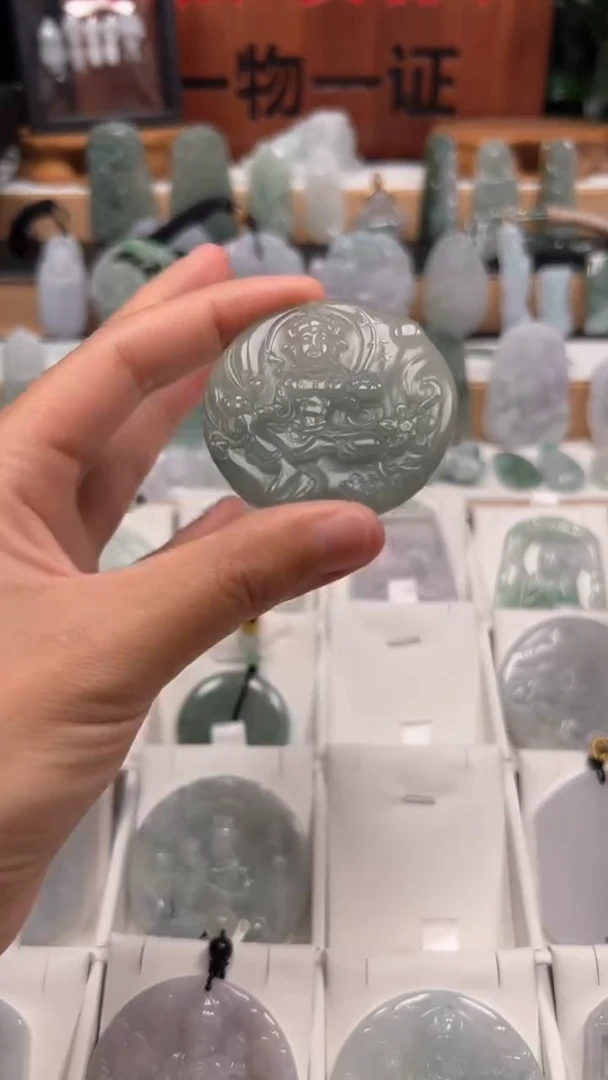 【闪购商品】翡翠颈饰未镶嵌天然A货翡翠1/19/116