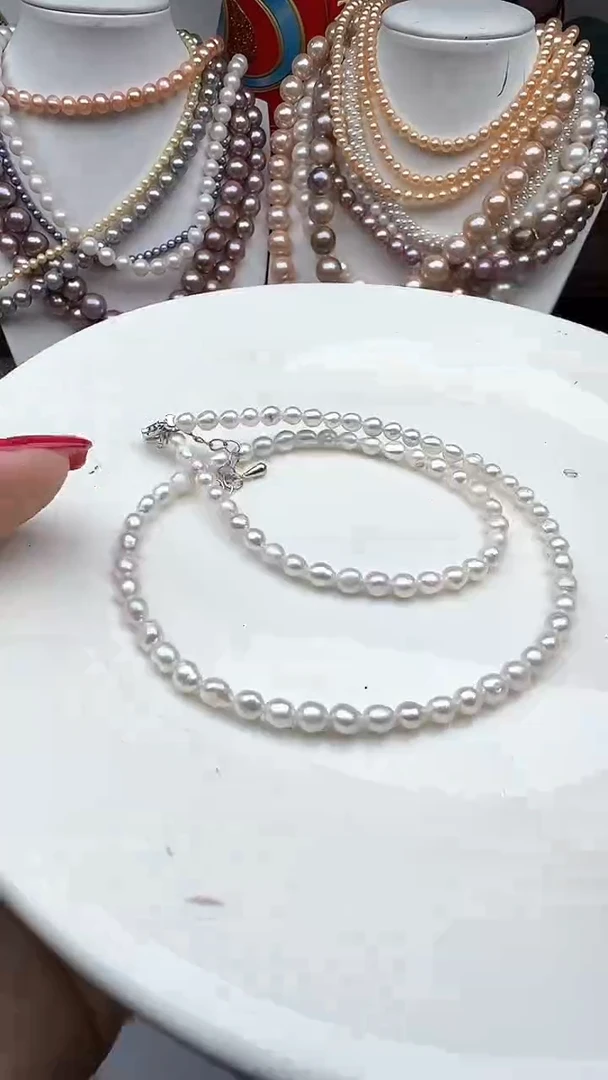 淡水珍珠未镶嵌颈饰1