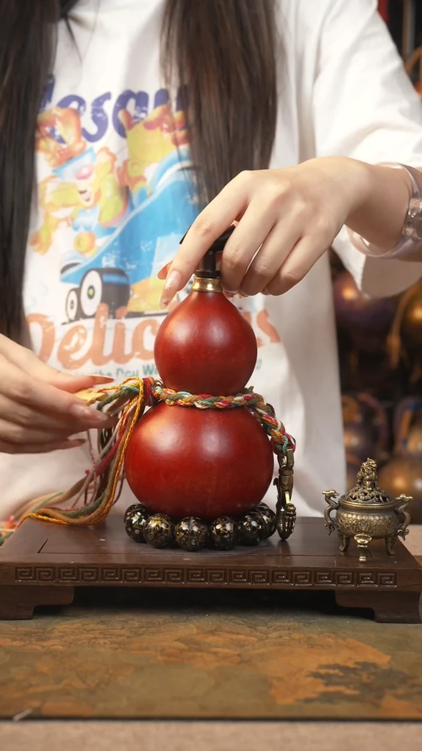 287大漆一物一拍记葫堂出品[不带手串】