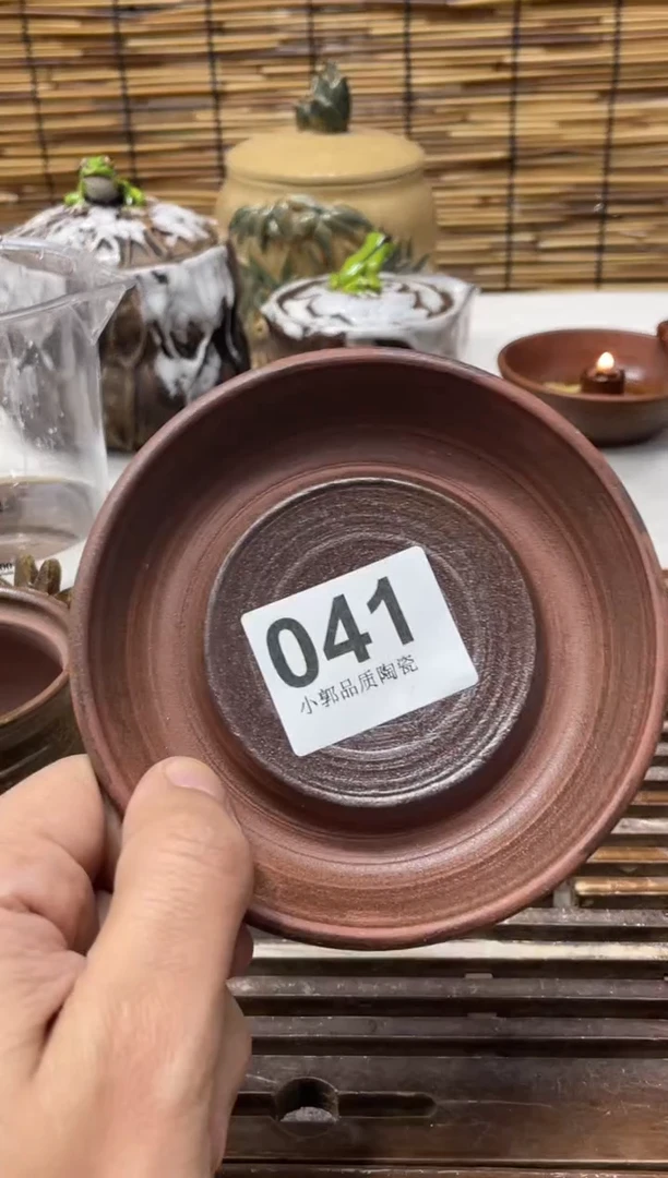 【闪购商品】杯041精美粗陶手工柴烧