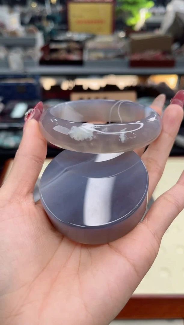 【闪购商品】石英质玉手镯未镶嵌60圈口（赠品镯心）3931295