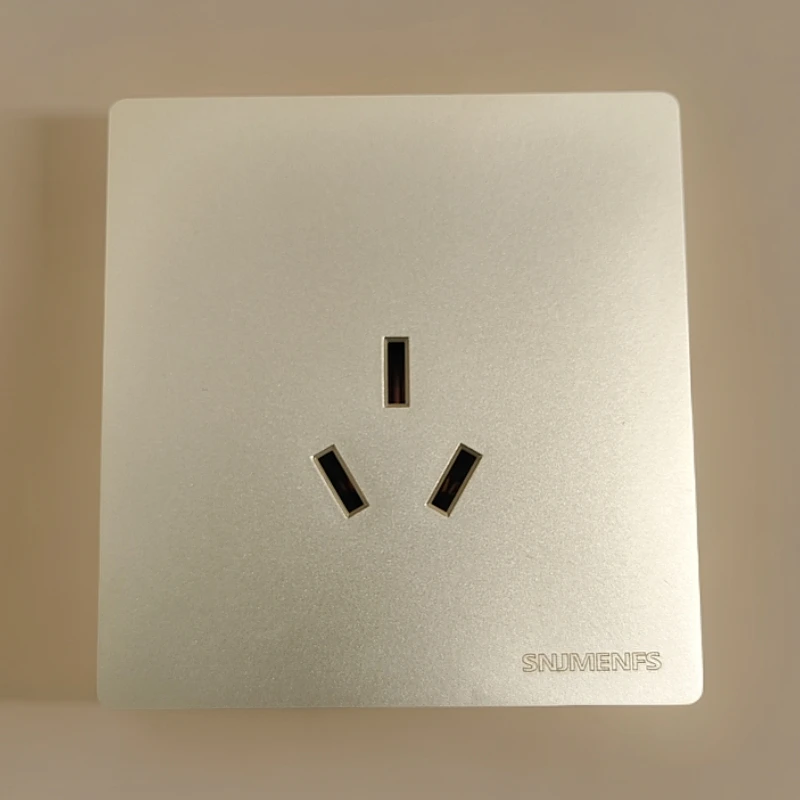 品质暗16A三孔墙壁开关(款式品牌随机)