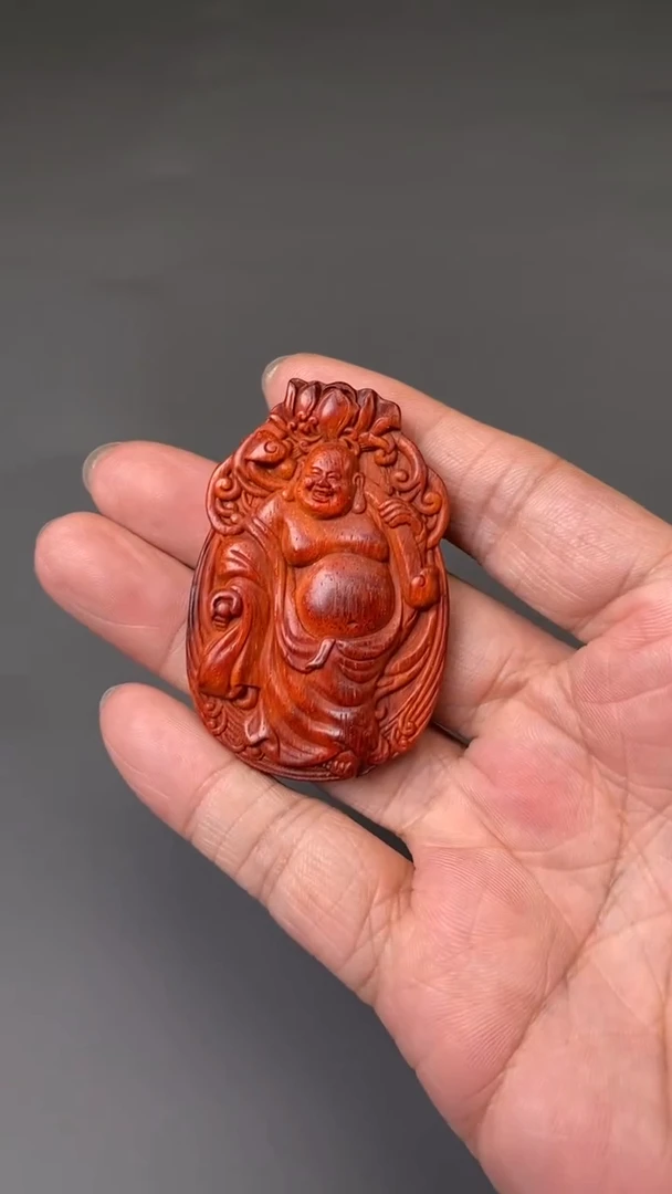 檀香紫檀（小叶紫檀）把件印度小叶紫檀 弥勒