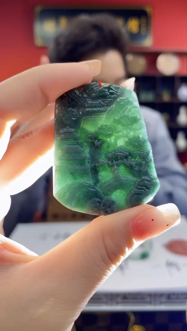 颈饰未镶嵌翡翠翡翠A货YY002