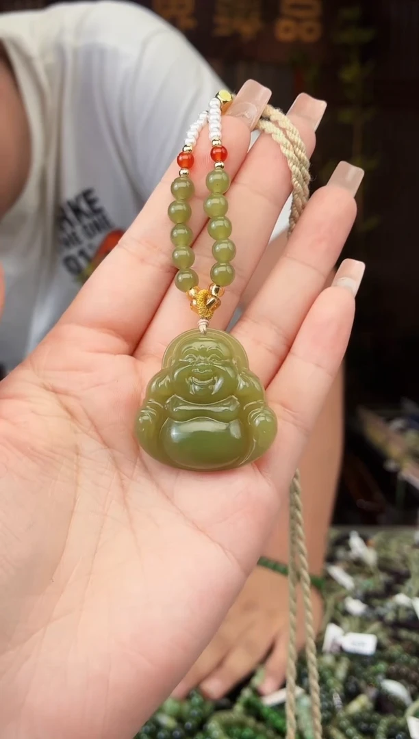 和田玉未镶嵌颈饰拍一发一1