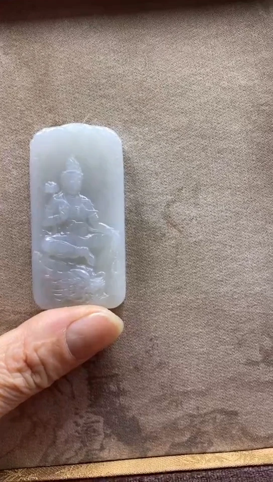 【闪购商品】和田玉吊坠(不含链)未镶嵌精品和田玉观音牌