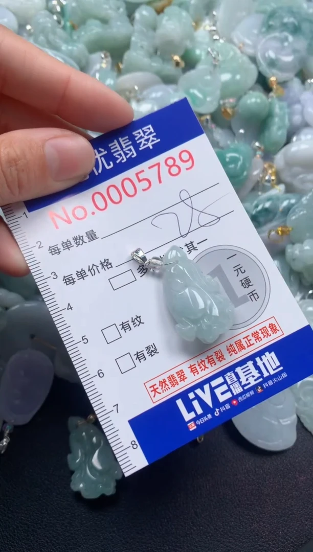 颈饰未镶嵌翡翠5789