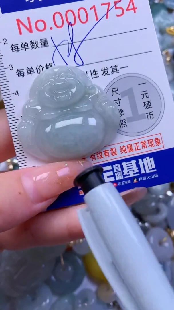 翡翠未镶嵌吊坠(不含链)1754