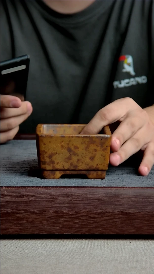 紫砂花盆7.5*4内径尺寸