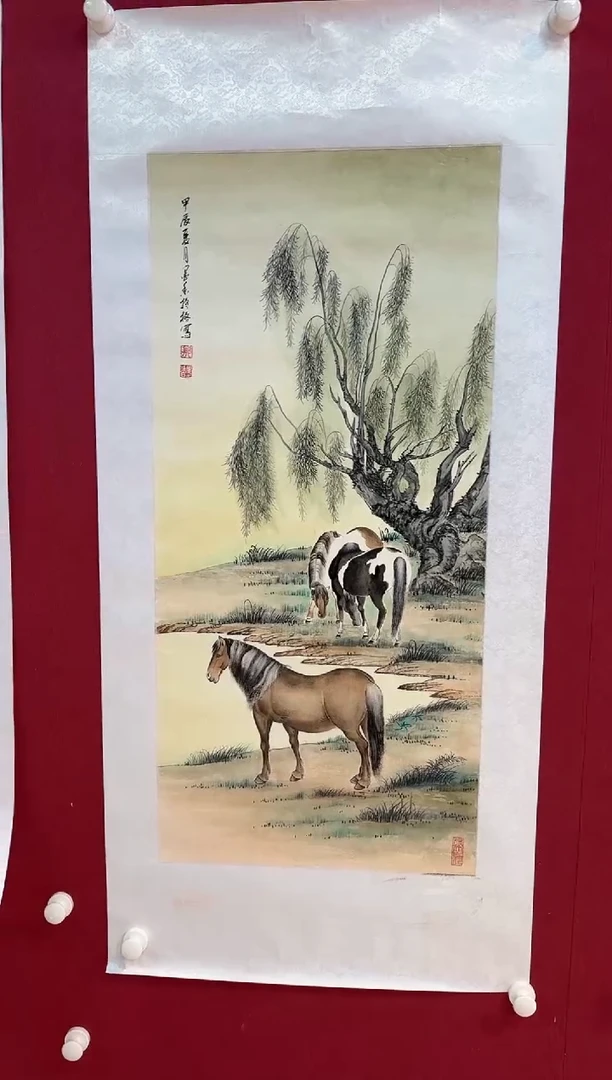 国画 悲鸿艺术/那墨香格格/国画