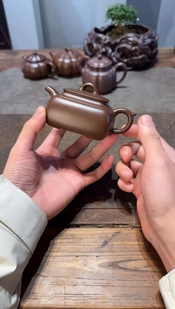 茶壶紫砂—*长四方 紫砂壶