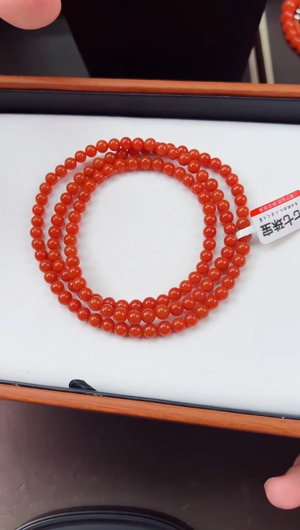 【闪购商品】南红玛瑙手串未镶嵌保山阿东寨高品长串 5+